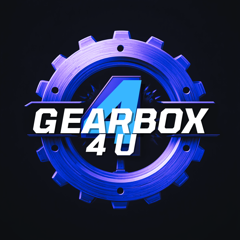 Detailed Cogwheel Logo for Gearbox 4 U